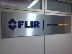 Firmenschild-Flir-Ludwigsburg